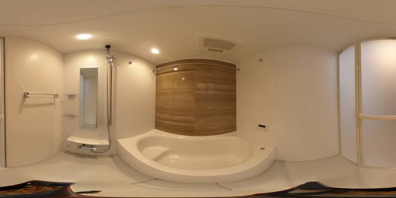 パノラマ画像バスルーム