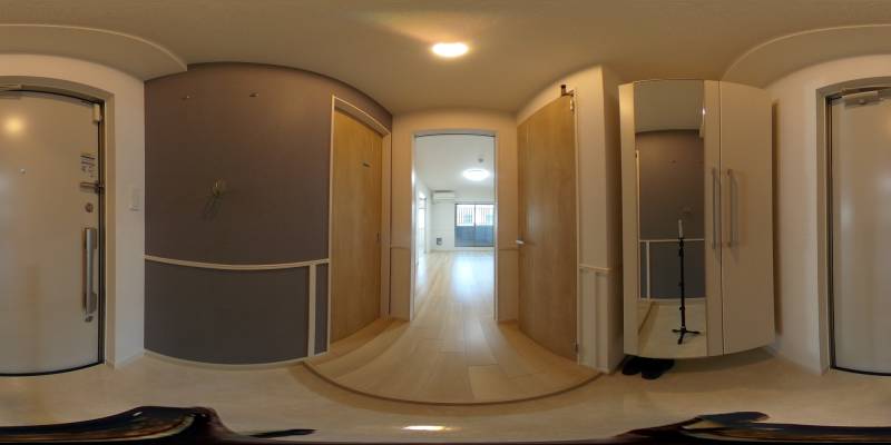 パノラマ画像玄関