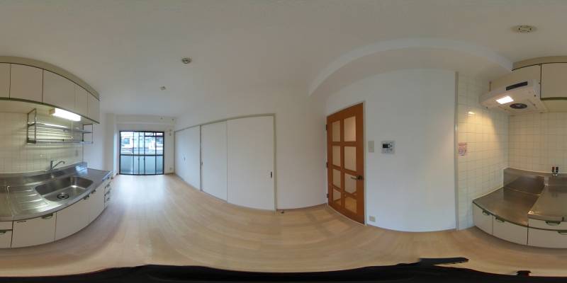 パノラマ画像キッチン