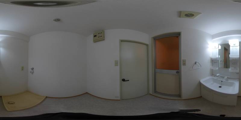 パノラマ画像洗面所