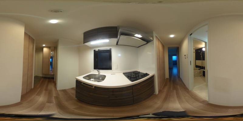 パノラマ画像キッチン