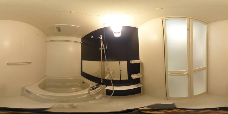 パノラマ画像バスルーム