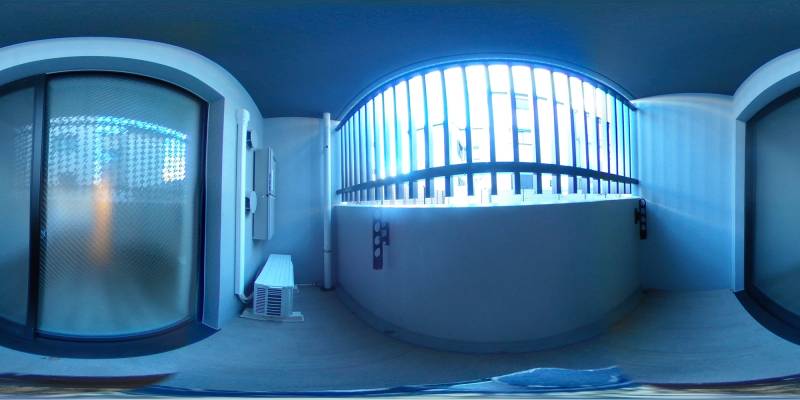 パノラマ画像バルコニー