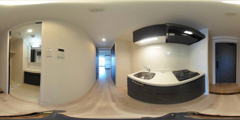 パノラマ画像キッチン