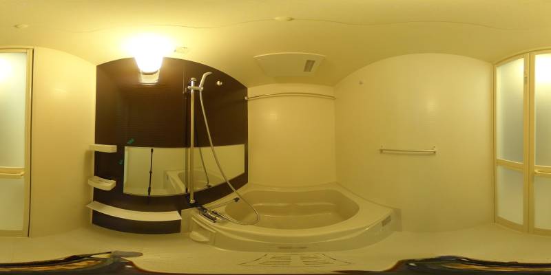 パノラマ画像バスルーム