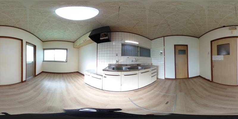 パノラマ画像キッチン