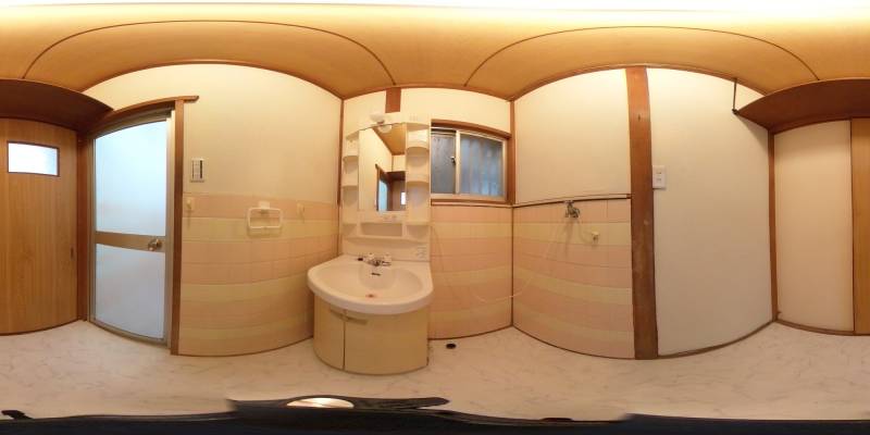 パノラマ画像洗面所