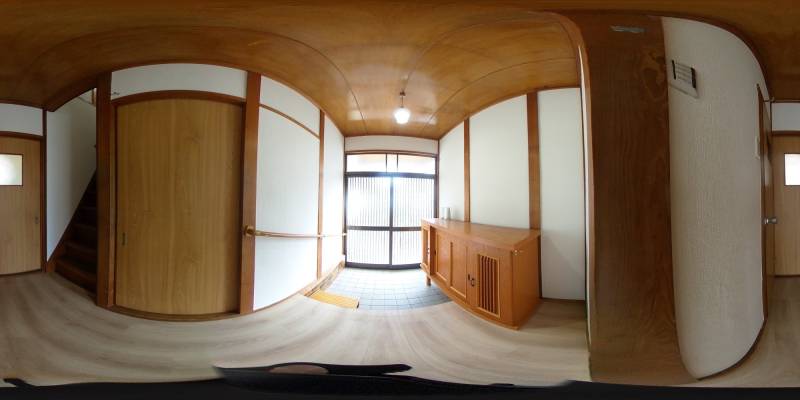 パノラマ画像玄関