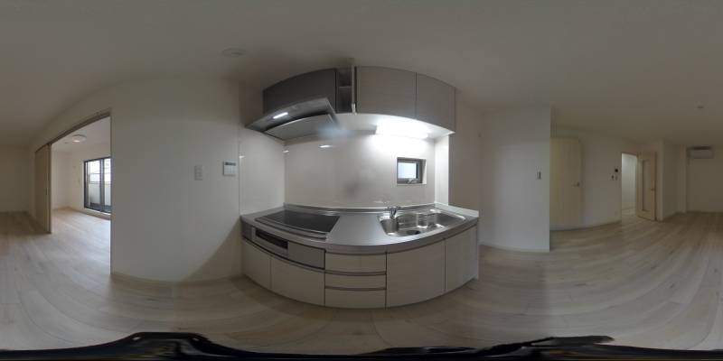 パノラマ画像キッチン