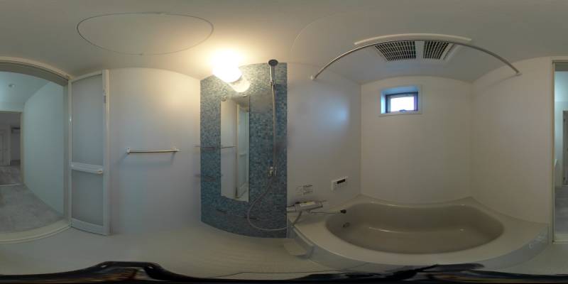 パノラマ画像バスルーム