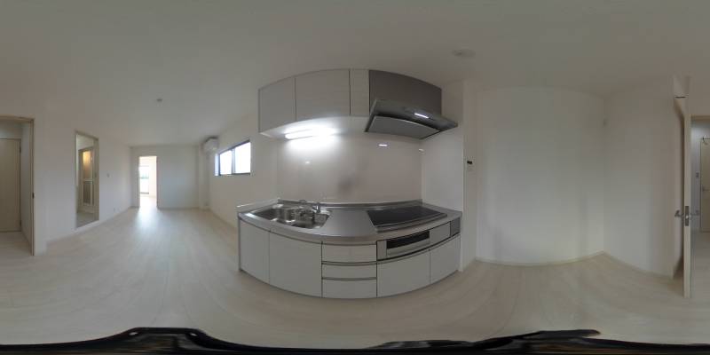 パノラマ画像キッチン