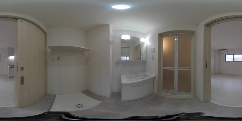 パノラマ画像洗面所