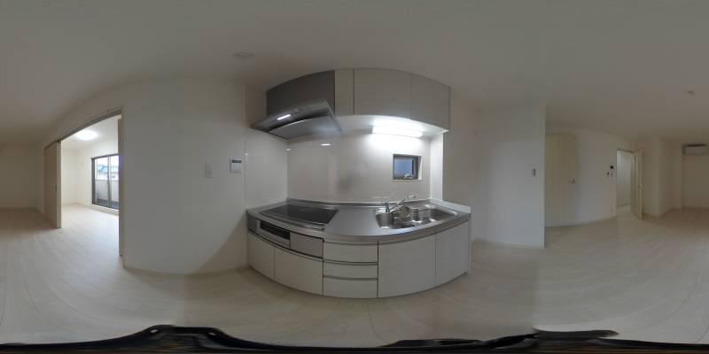 パノラマ画像キッチン