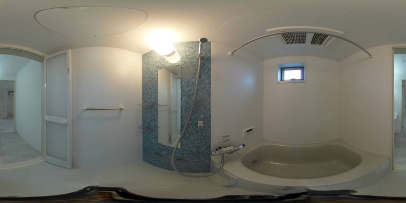 パノラマ画像バスルーム