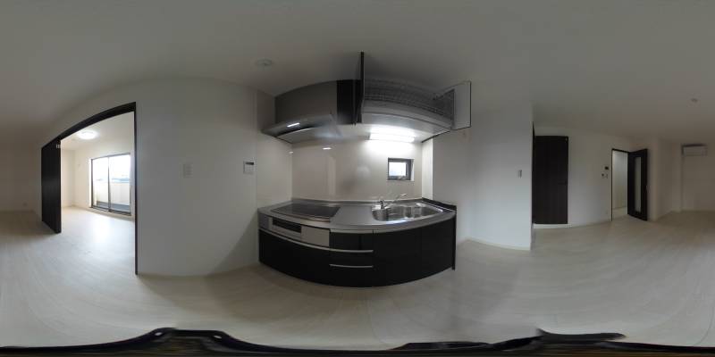 パノラマ画像キッチン