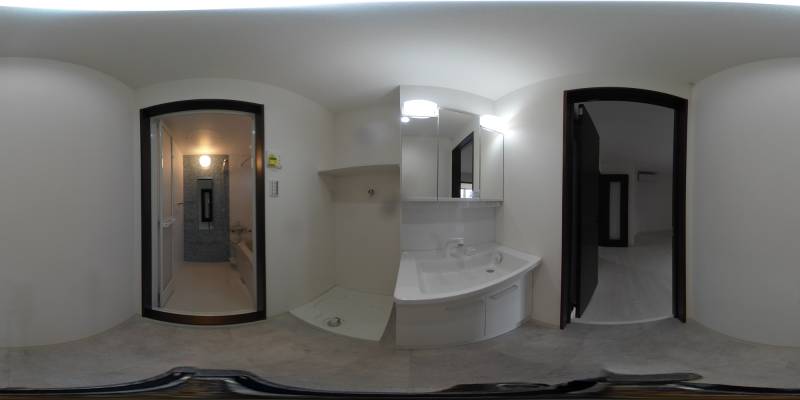 パノラマ画像洗面所