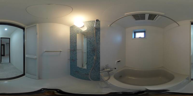 パノラマ画像バスルーム