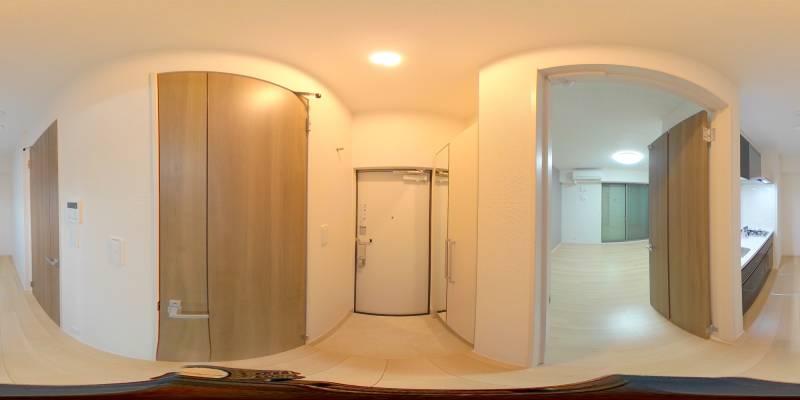 パノラマ画像玄関