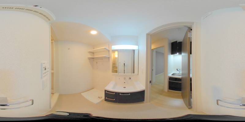 パノラマ画像洗面所