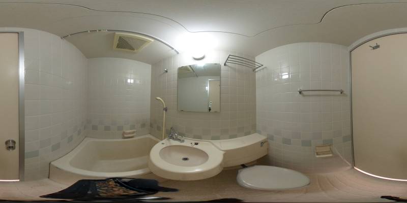 パノラマ画像バスルーム