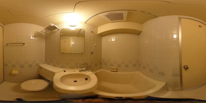 パノラマ画像バスルーム