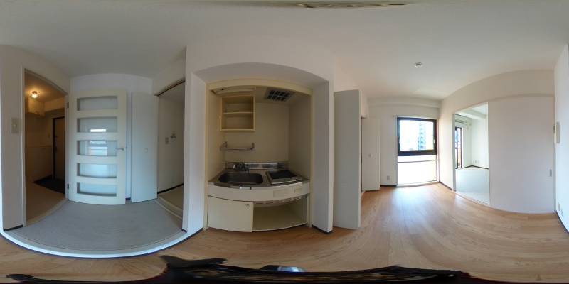 パノラマ画像キッチン