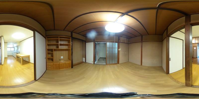 パノラマ画像リビング