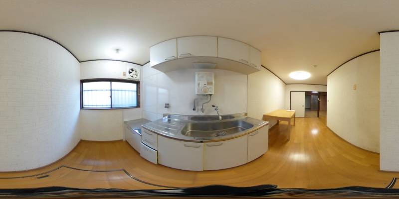 パノラマ画像キッチン