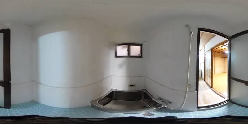 パノラマ画像バスルーム