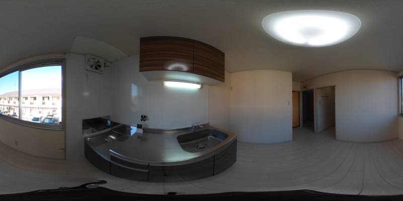 パノラマ画像キッチン