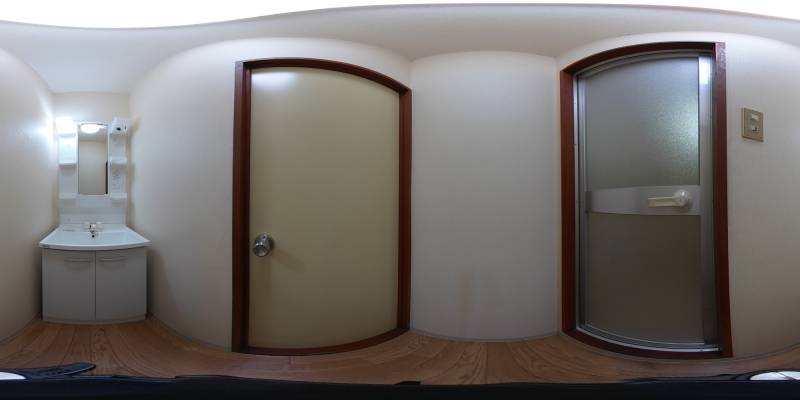 パノラマ画像洗面所