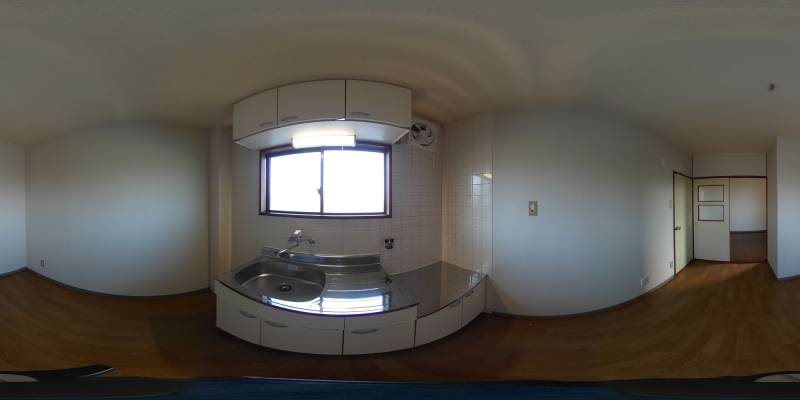 パノラマ画像キッチン