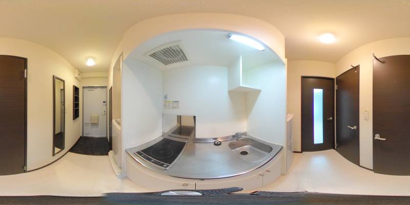 パノラマ画像キッチン