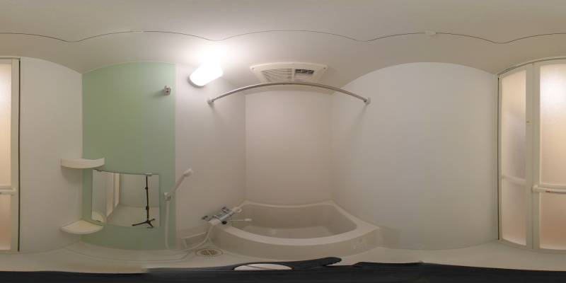 パノラマ画像バスルーム