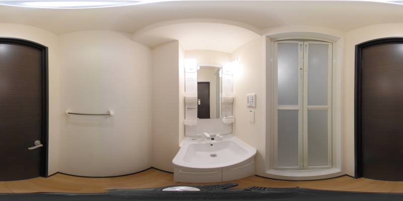 パノラマ画像洗面所