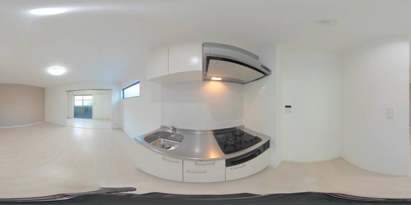 パノラマ画像キッチン