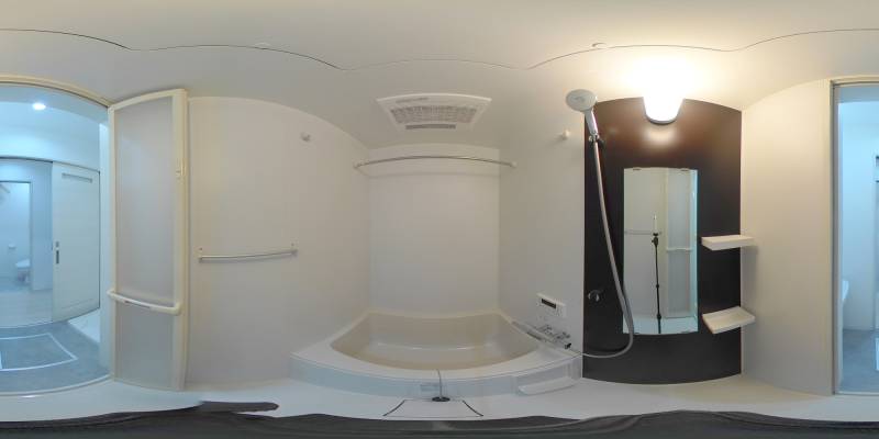 パノラマ画像バスルーム