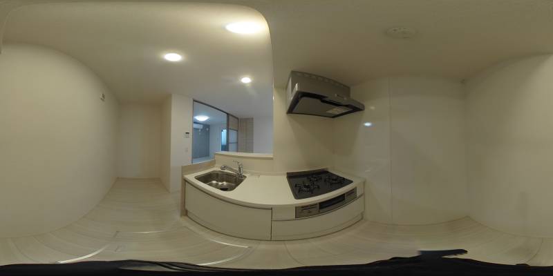 パノラマ画像キッチン