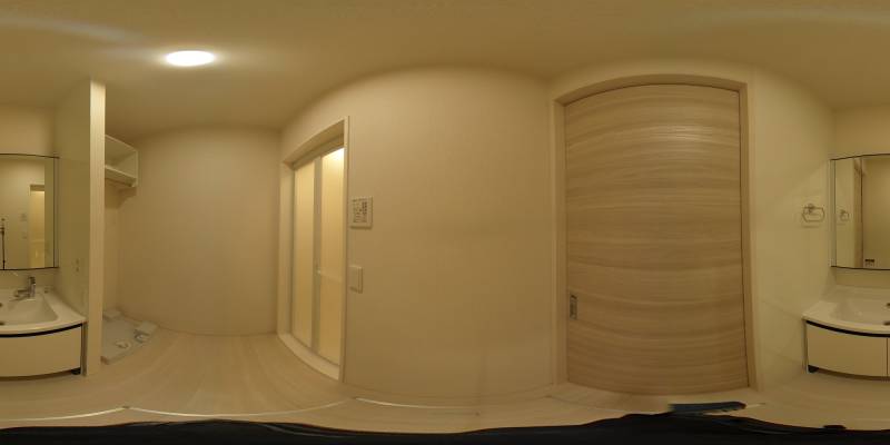 パノラマ画像洗面所