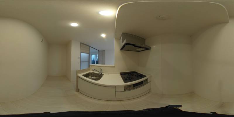 パノラマ画像キッチン