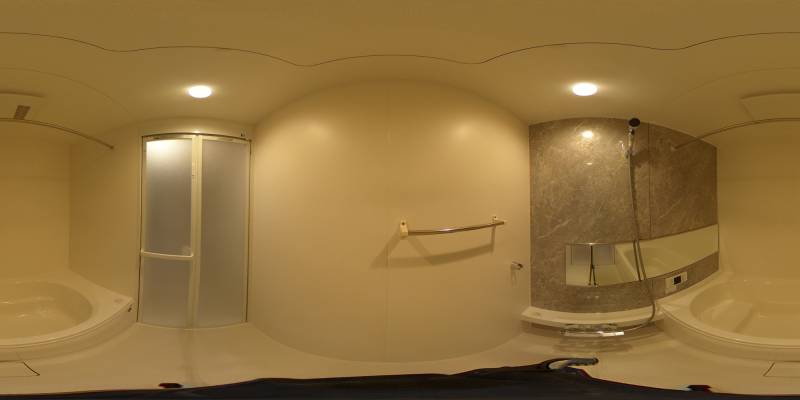 パノラマ画像バスルーム