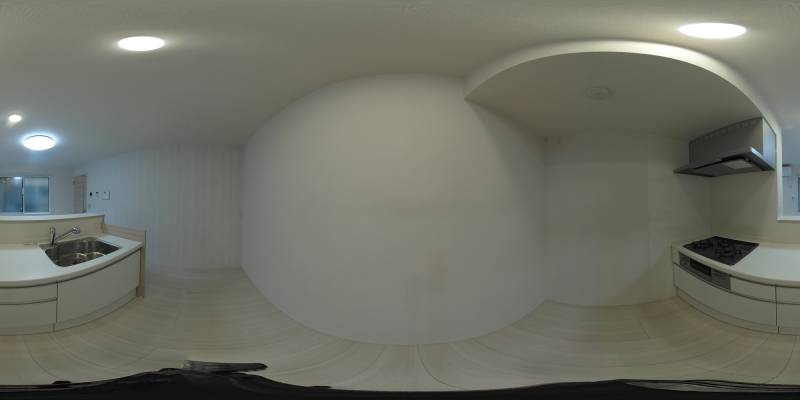 パノラマ画像キッチン