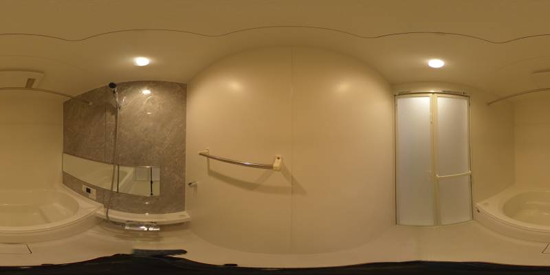 パノラマ画像バスルーム