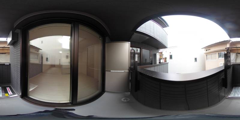 パノラマ画像バルコニー