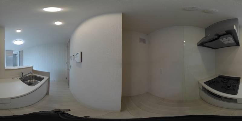 パノラマ画像キッチン