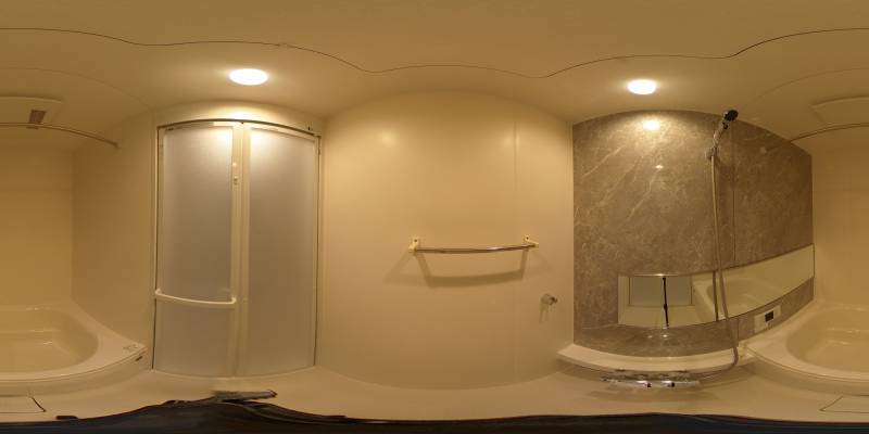 パノラマ画像バスルーム