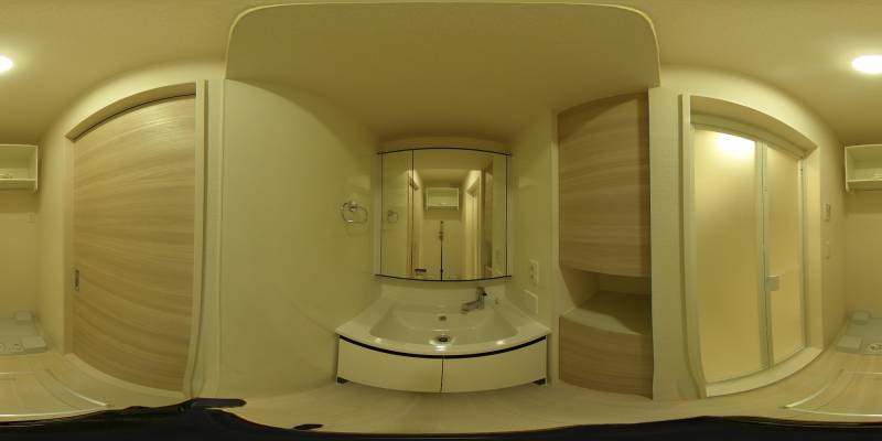 パノラマ画像洗面所