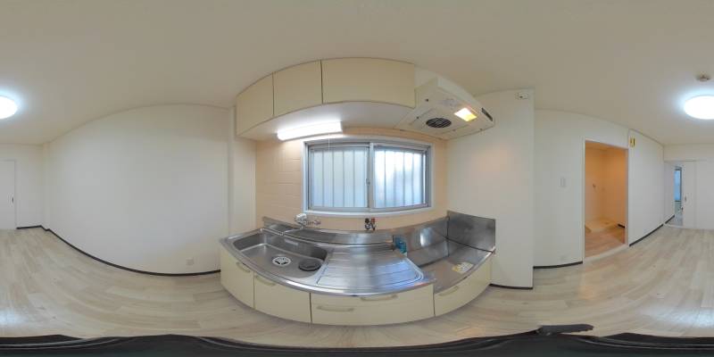 パノラマ画像キッチン