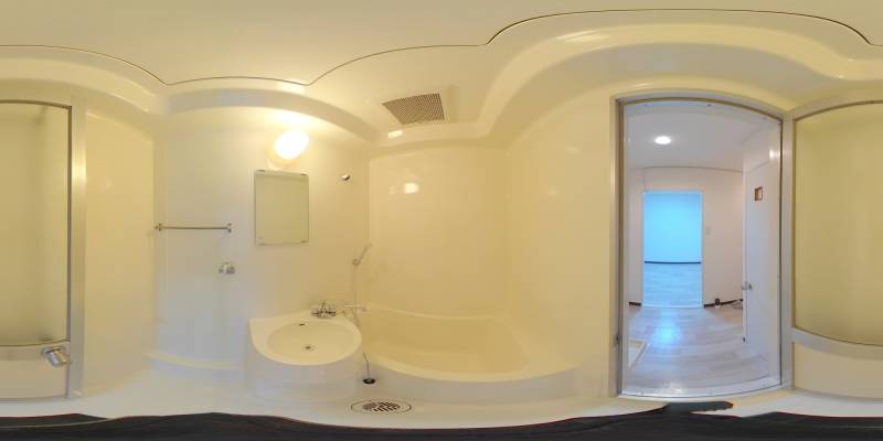 パノラマ画像バスルーム