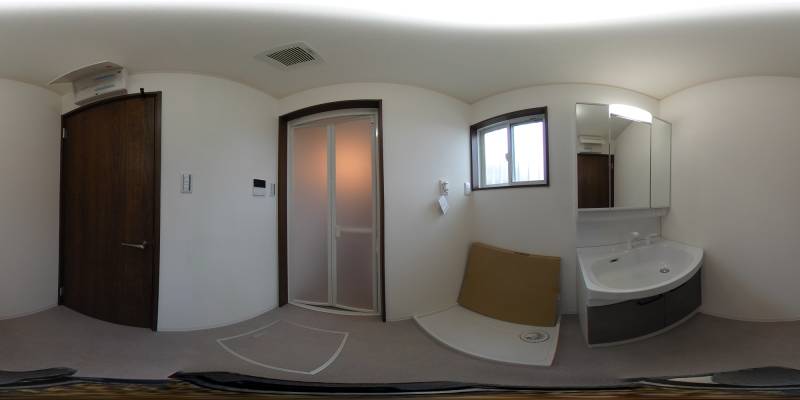 パノラマ画像洗面所